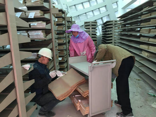 北海市图书馆阅览部开展报库转库工作