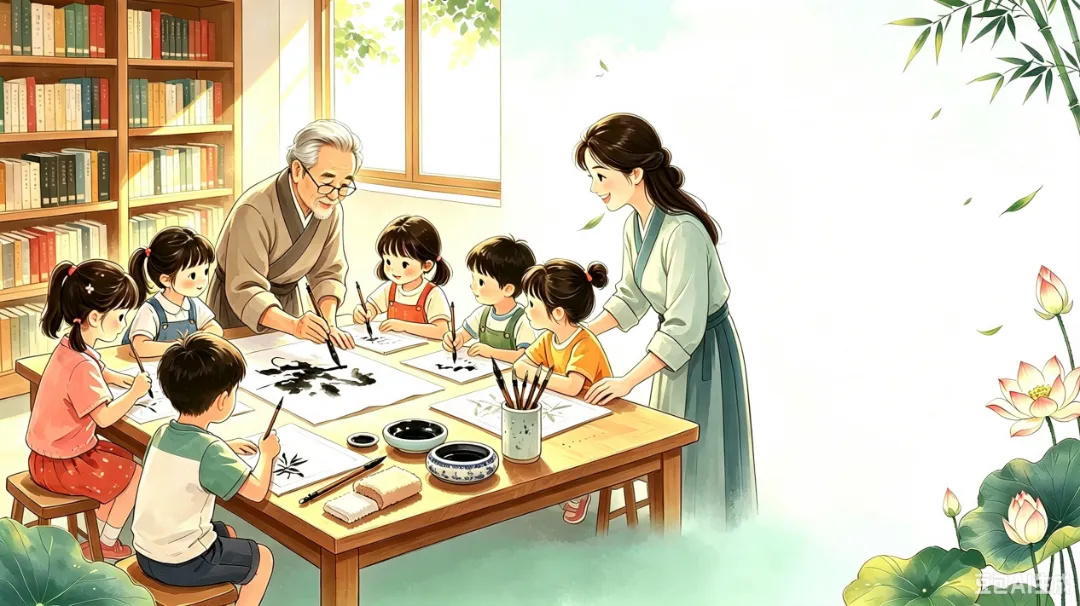 活动预告丨“阅享暑期·墨趣童心” 中国画活动